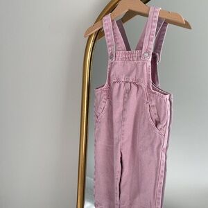 Pink Kids Overalls